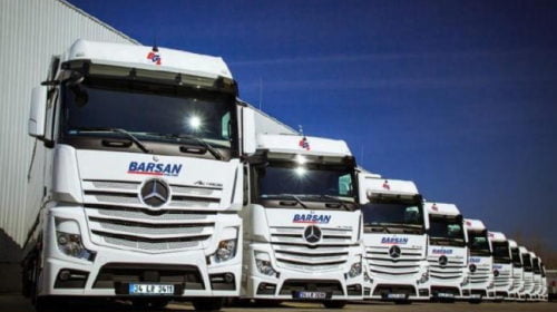 Transics-Telematik für 800 Lkw und 1.000 Trailer von Barsan Global Logistics