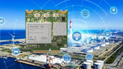 Industrielles LTE-M / NB-IoT Modem mit Antenne