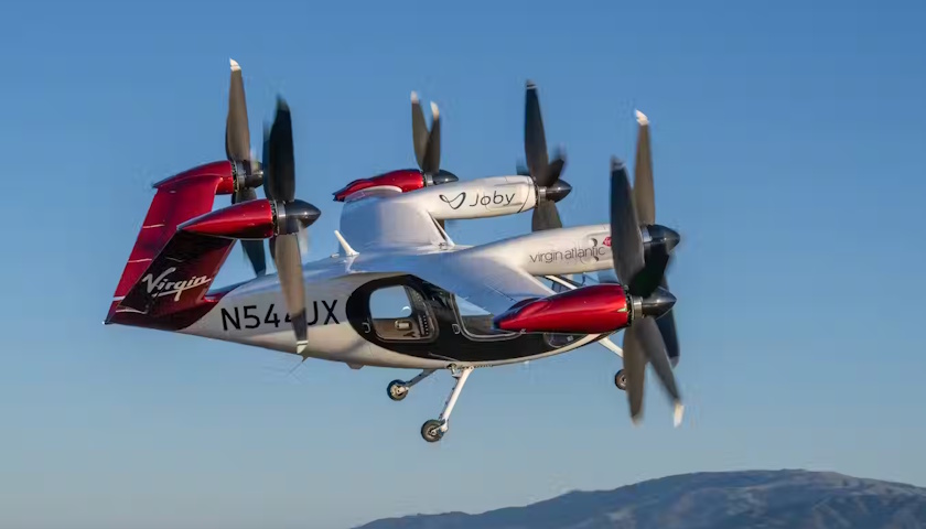 UK air taxi partnership announced by Joby and Virgin Atlantic