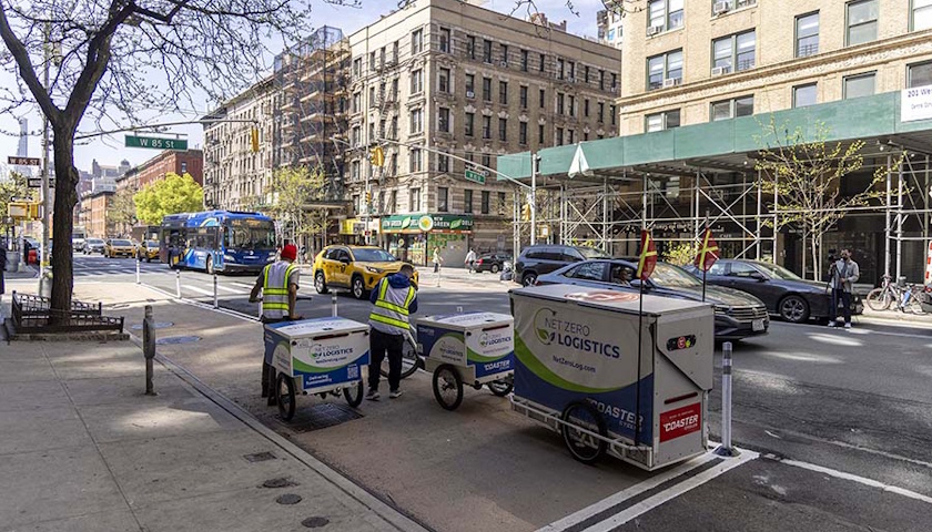 New York City launches first microhub for deliveries