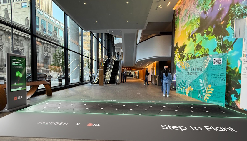 Pavegen showcases future of clean energy across London sites
